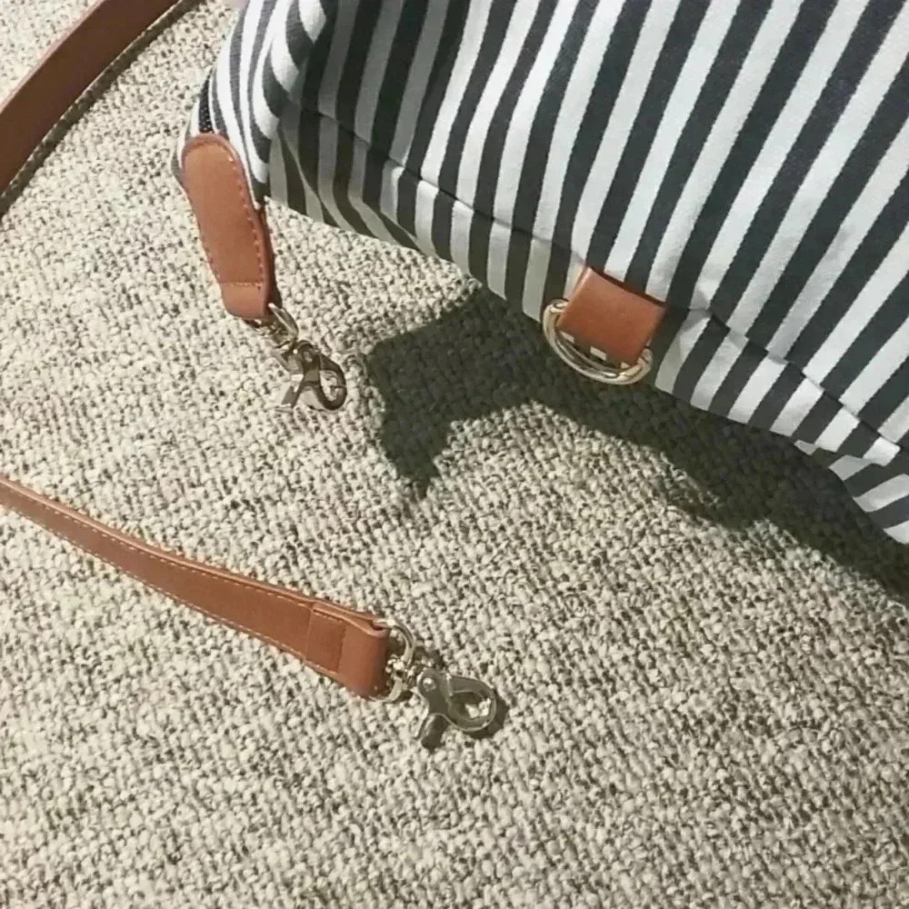 Woman ladies canvas weekend bag - Picture 6 of 7